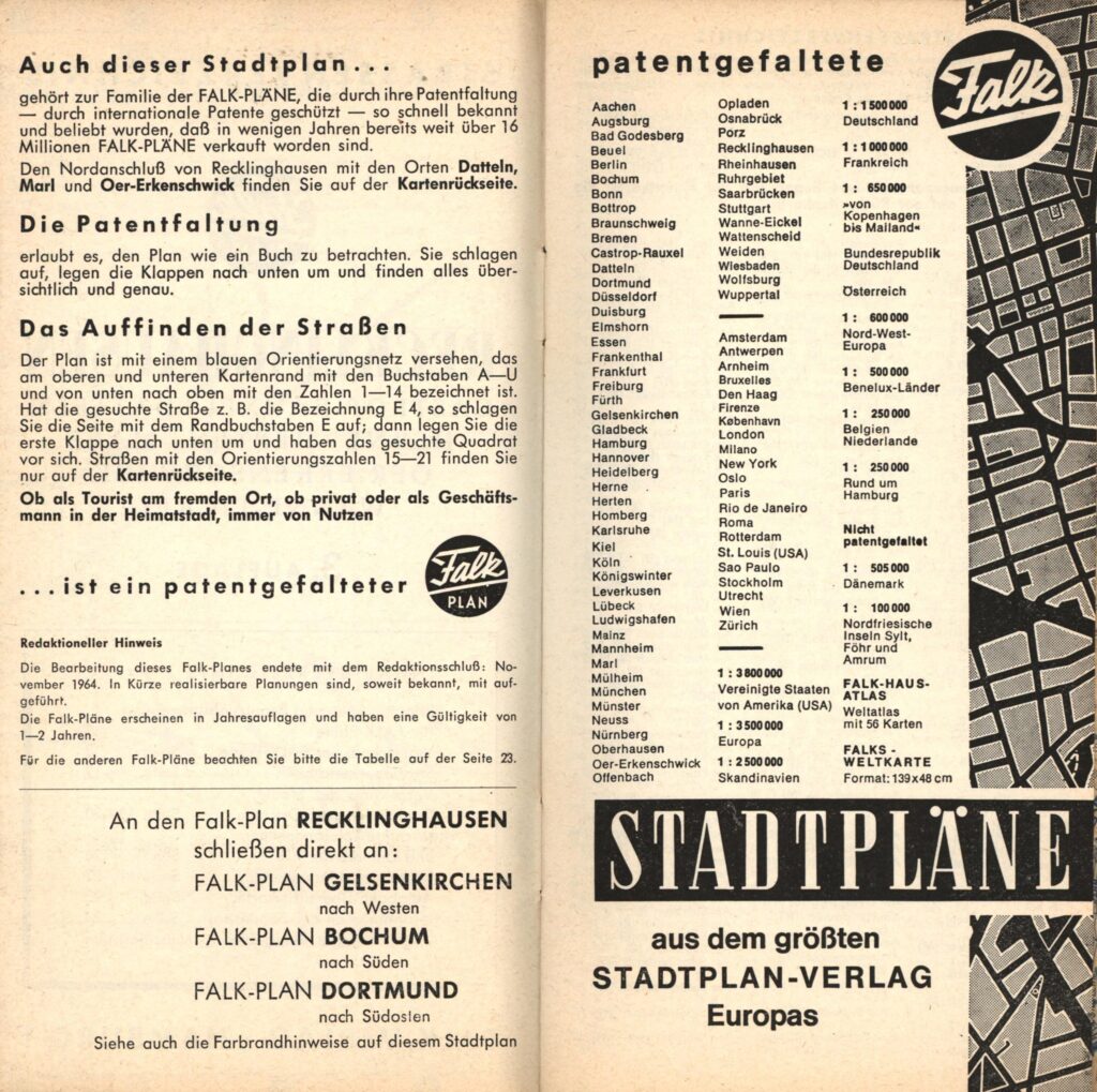 Falk Verlagsprogramm (1963)